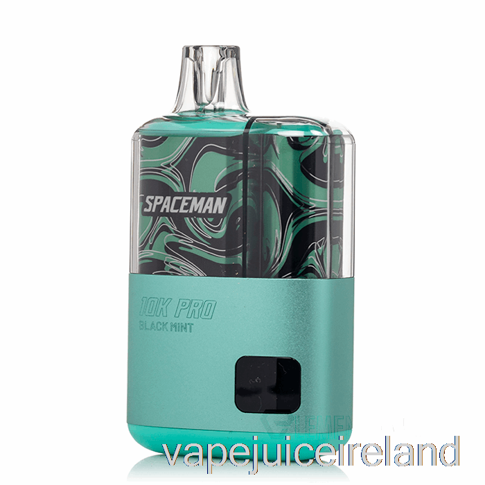 Vape Juice SPACEMAN 10K PRO Disposable Black Mint